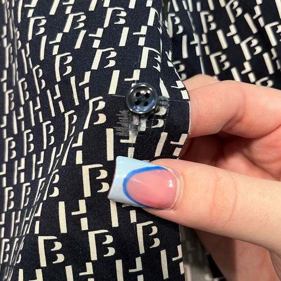 Boss Hugo boss men’s button up slim fit size 39/Medium - Picture 4 of 5